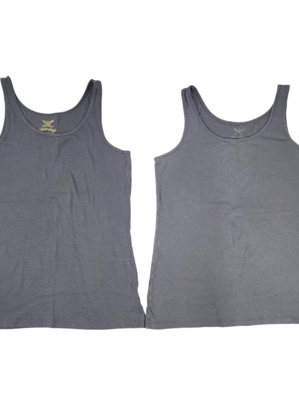 Bundle Lot of 6 Faded Glory Womens XL 16/18 Cotton Stretch Layering Tank Tops - Picture 6 of 13